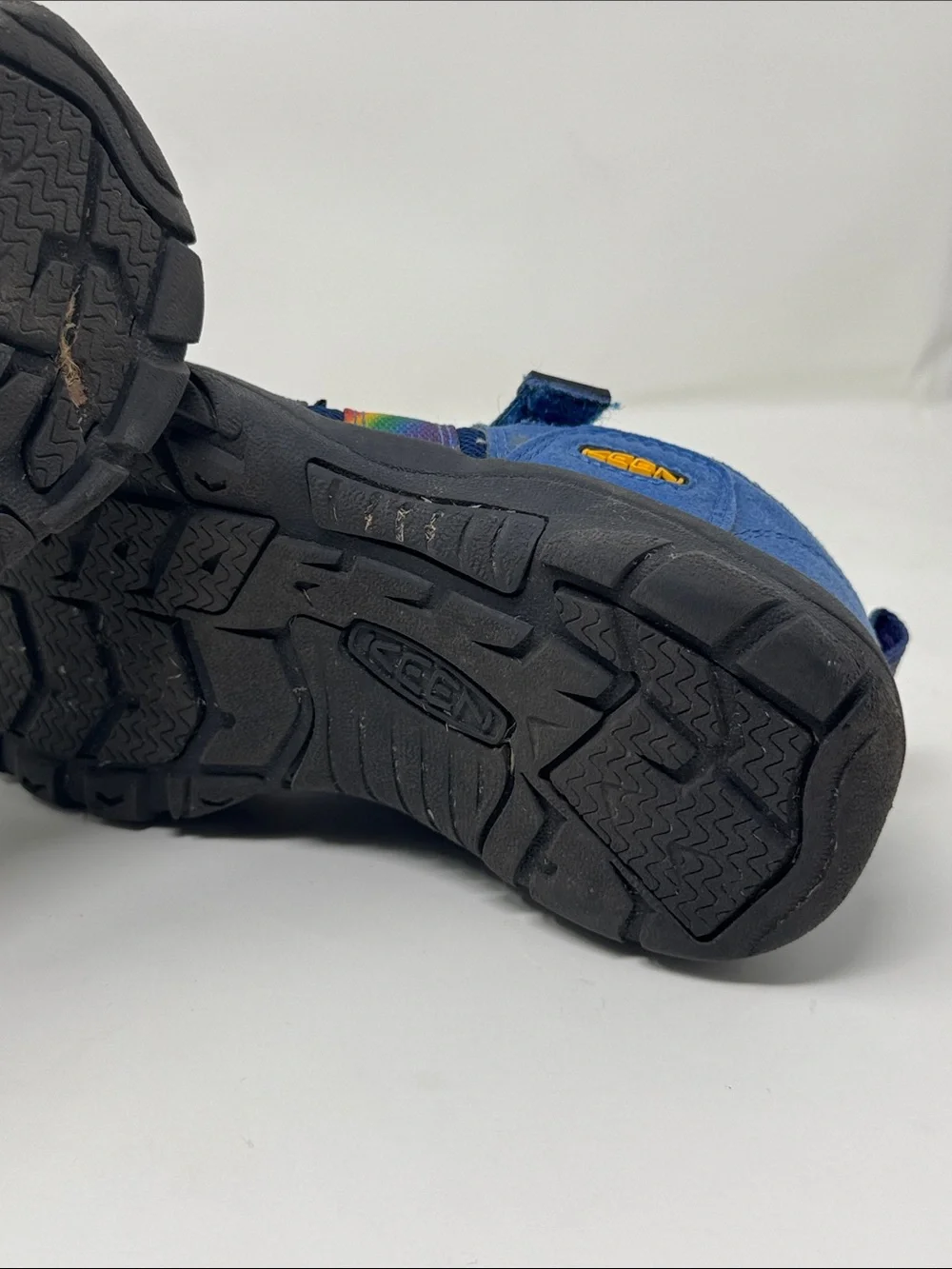 KEEN Big Kids' Newport H2SHO - Multi/Bright rainbow Cobalt blue shoes sandals 2